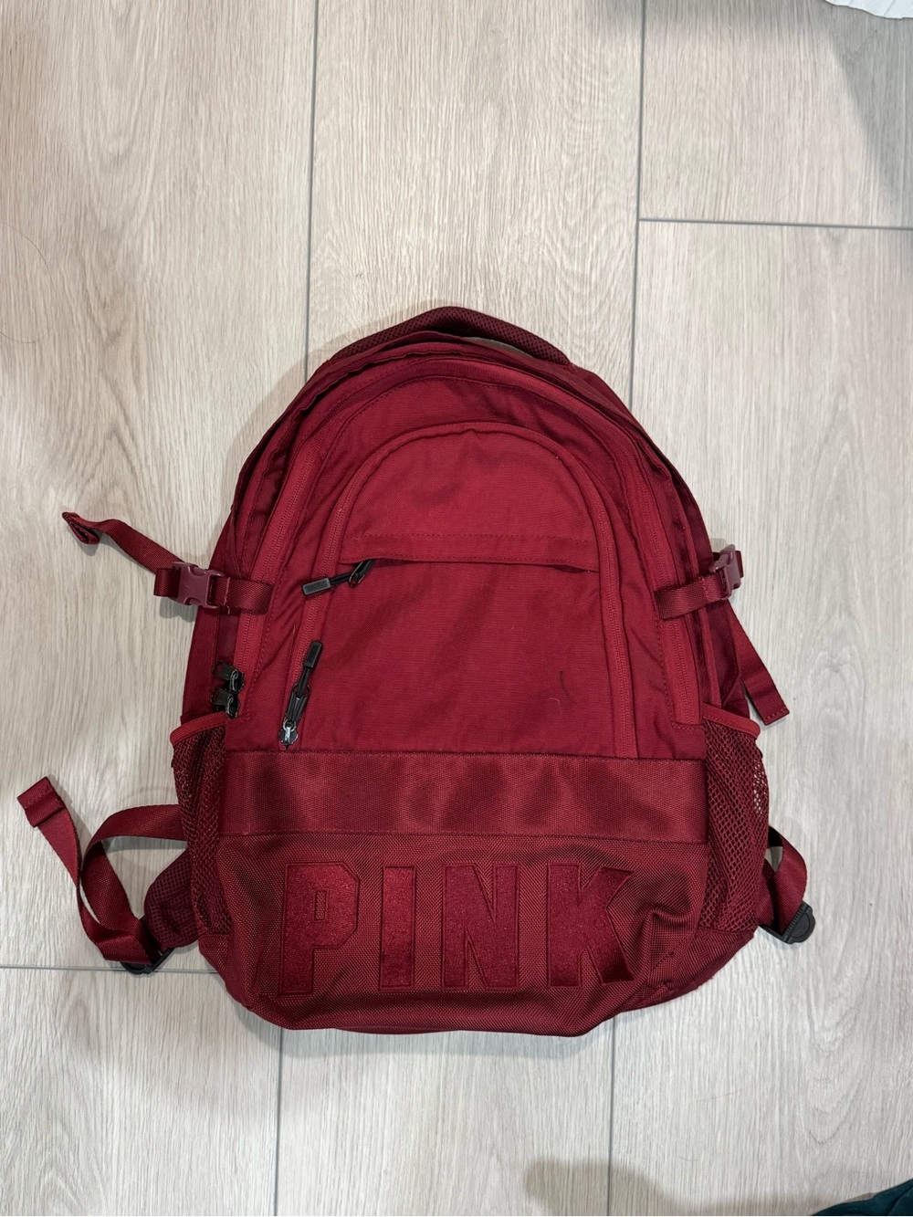 Victoria's Secret PINK Maroon Red Backpack